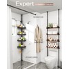 ALLZONE Corner Shower Caddy Tension Pole, Extendable Rustproof Stainless Steel