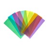 Pack of 8 Assorted Coloured 210x80mm Dyslexia Overlay Reading Strips