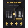 BOEN Impact Grade Socket Adapter Set, 3-PCS Drill Bit Adapter