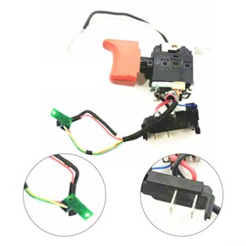 SPORTARC Cordless Drill Trigger Switch Electric Drill Switch BS10.8V Switch for METABO for PowerMaxx BS 10.8V 12V Power Tools Part