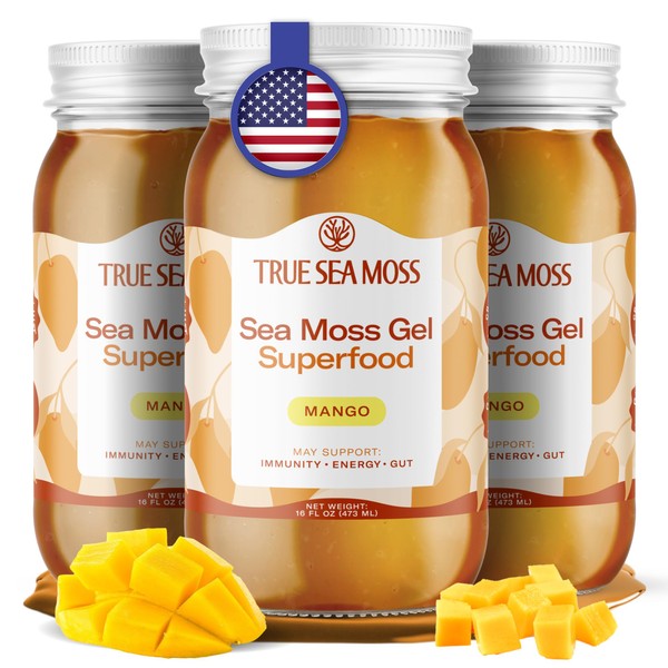 TrueSeaMoss Sea Moss Gel – Made in USA – Wildcrafted