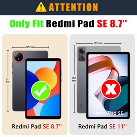 Acelive Case for Redmi Pad SE 8.7 Inch Tablet 2024
