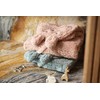 Jollein Baby Einschlagdecke - Bunny, Wild Rose - Mit Ohren