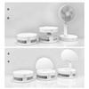 USB Desktop Fan Foldable Rechargeable Battery Makeup Mirror Function Bottom