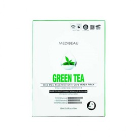MediView One Day Essential Skincare Mask Pack 20ml - Green Tea 10 Sheets MediView