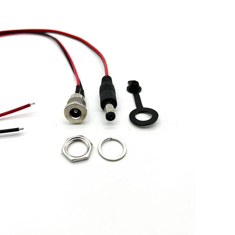 GLDYTIMES 55 25 5A DC Power Connector 5.5x2.5mm Jack Socket