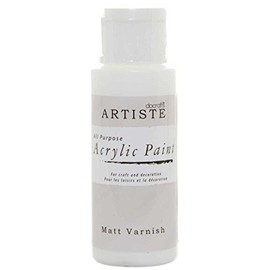 Artiste Matt Varnish 59ml 2Oz, Quick-Drying Professional Art, Craft and Hobby Artists Medium, Speciality Medium ensures Your Make Stands Out, Cover All Surfaces with Ease, Ideal for Travel Artists