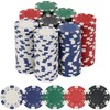 LUOBAO 11.5 Gram Poker Chips,200pc Casino Poker Chips for Texas