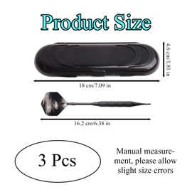 Laopipfu 3 Professional Darts Set, Iron Barrel with Dart Flights for Precision Gameplay, Lightweight Aluminum Shafts for Enhanced Accuracy, Ideal for Competitive Players