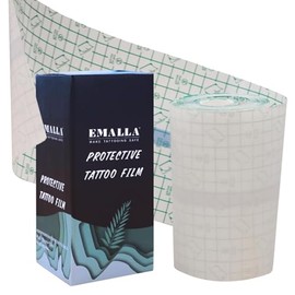 Beoncall Tattoo Aftercare Bandage Second Skin Tattoo Cover 5.9in×2.2yd Wraps For Healing Supplies