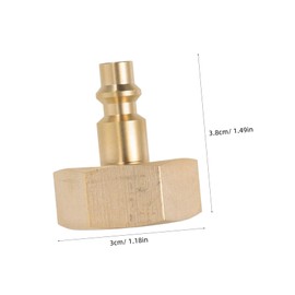 BESPORTBLE Garden Hose Fitting for Rv Winterizing Air Hose Quick Connect Air Compressor to Camper Adapter