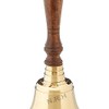 Solid Brass Wooden Handle Bell School & Dinner Classice Bells