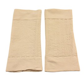 Baluue 1pair Elastic Compression Arm Sleeves for Gym Workout Slimming Arm Shaper Upper Protection