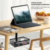 AceList 360° Under Desk Drawer Organiser Pencil Drawer, 360° Rotating