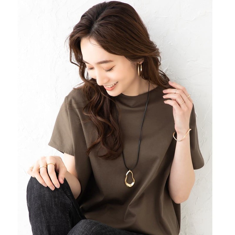 Cream dot. Women's Cream Dot Necklace, Popular, Hypoallergenic, Nickel-free, 18k