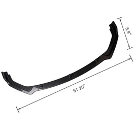 3PCS Front Bumper Lip Splitter Fit for Infiniti Q50 2018 2019 2020 2021 2022, Base Sedan,JDM Style Air Dam Chin Spoiler Body Kit,Carbon Fiber Look
