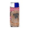 Brussels Griffon Valentine's Love Ultra Beverage Insulators for Slim cans