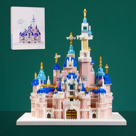 5000PCS Micro Mini Blocks DSN Castle Building Blocks,Creative Ideals Dream Palace Building Set, Perfect Choice for 14+ Boys, Girls or Adults