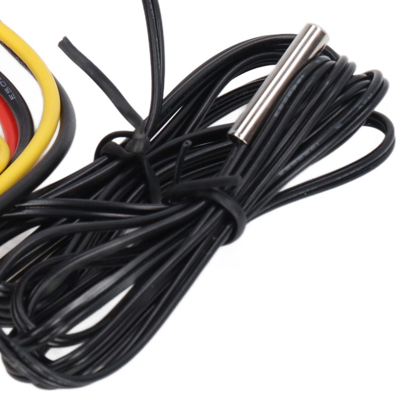 Dual Display Temperature Humidity Controller Heating Cooling Thermostat Switch NTC