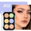 Holzsammlung 6 Colours Concealer Concealer Camouflage Palette with 11 Pieces
