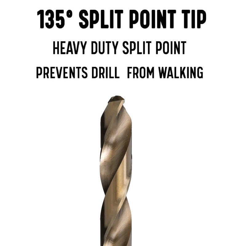 Drill America - D/ACO3/16P12 3/16" Cobalt Heavy Duty Drill Bit