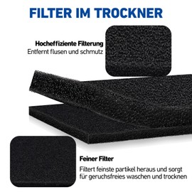 Pack of 4 Dryer Filters Compatible with Bauknecht Privileg Whirlpool HX 481010716911, 230 x 115 x 14 mm Dryer Heat Pump Dryer Filter, Dryer Filter Dryer Filter