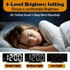 Königswerk LED Digital Alarm Clock for Bedroom, Plug in Clocks