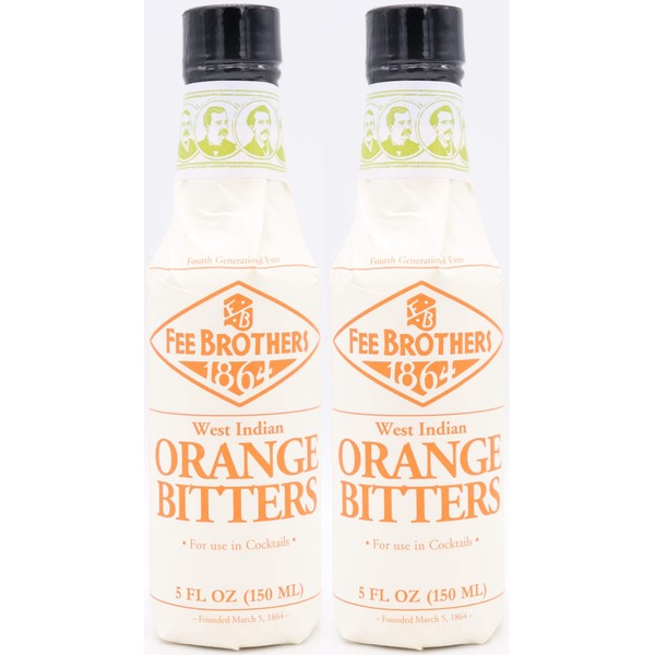 Fee Brothers West Indian Orange Cocktail Bitters - 2 Pack