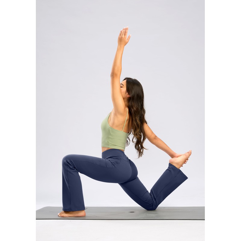 28"/30"/32"/34" Inseam Women's Bootcut Yoga Pants Long Bootleg High-Waisted Flare