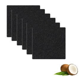 Hufopik 6 PCS Odor Absorbing Filter Refills for EKO Trash Cans, Garbage can Deodorizer, Activated Charcoal Odor Absorber, Charcoal Odor Absorber, Trash can Deodorizer Stick on