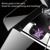 Electric Dual Arc Lighter Rechargeable Windproof Flameless 220mAh Aluminium Alloy