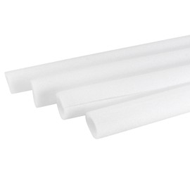 sourcing map Foam Tube Sponge Protective Sleeve Heat Preservation 1000mm/3.28ft Length 22mm(0.86 Inch) ID for Pipe Insulation, Pack of 4