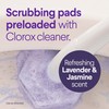 CLOROX Scentiva ToiletWand Toilet Cleaner Refills, Toilet brush, Lavender and