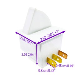TITISKIN WR23X21444 WR23X21073 W11396033 Refrigerator Door Light Switch Replacement for Whirlpool GE Refrigerator AP6026776
