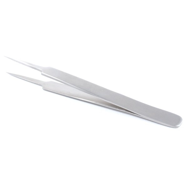 blueINOX Watchmaker's Tweezers with Fine Point, Stainless Steel