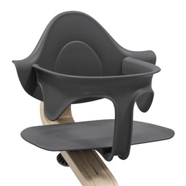 Stokke Nomi Baby Set, Anthracite - Provides your baby with side and back support while learning to sit - compatible with all Nomi chairs
