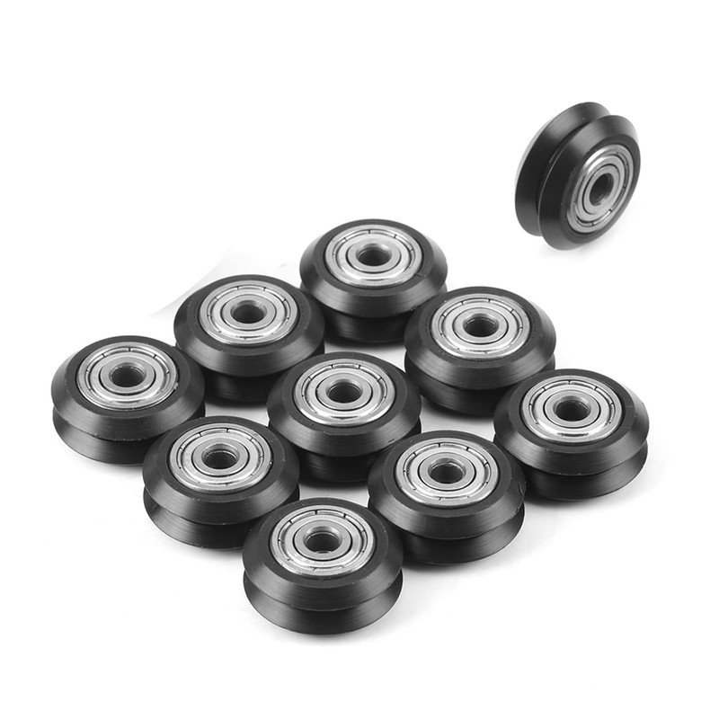 Yctze Pack of 10 3D Printer POM Plastic Pulleys with