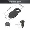 MroMax Frame Turn Button, 0.83 inch Plastic Drop Shape with