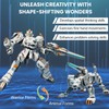 GAGINAN White Tiger Warrior Turn into Robot Toy, Sagacious Animal