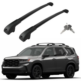 Roof Rack Cross Bars Compatible with Honda Pilot 2023-2025, Adjustable Aluminum Heavy Duty 300 LBS Anti-Theft Lock Cargo Carrier Rooftop Crossbar Accessories for Bike, Basket, Snowboard, Luggage