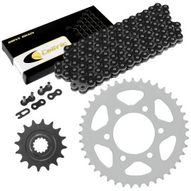Kawasaki Black Drive Chain And Sprocket Kit for Kawasaki Ninja ZX-9R ZX900F 2002 2003