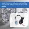 Upgrade 2 in 1 Ice Maker Water Float Switch with