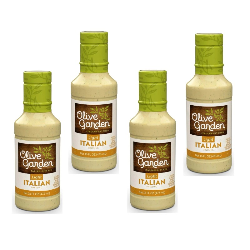 Olive Garden 4-Pack Olive Garden Light Italian Dressing Size 16