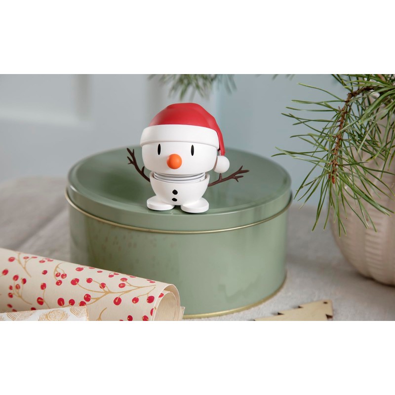 Hoptimist Soft Santa Snowman 8.2 x 6.2 x 6.9 cm