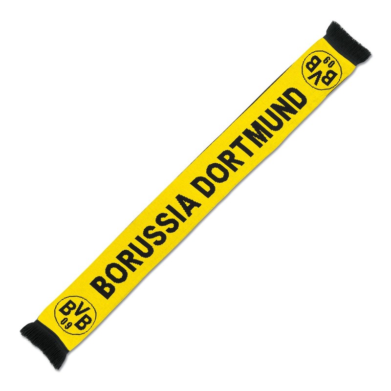 Borussia Dortmund Men’s Scarf Black/Yellow One Size – 2466636
