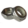 Stainless Steel Thin Jam Nylon Insert Lock Nuts 3/8-16 (pack