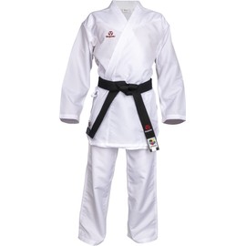 Karate-Gi Premium Kumite White / Red Size 175 cm