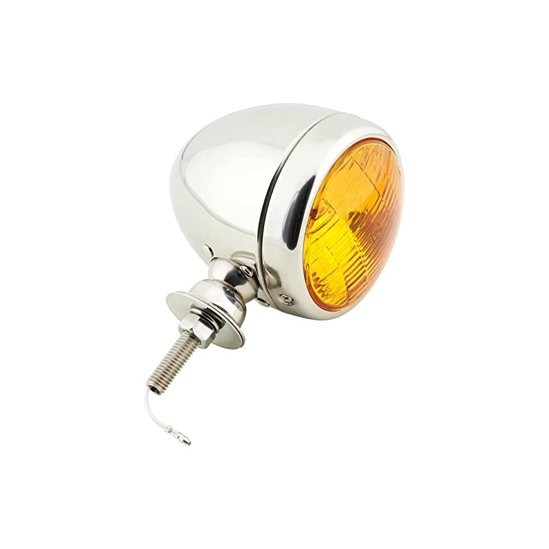 Speedway Motors Stainless Steel Tear Drop 12 Volt Fog Light,