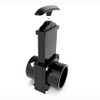 For Outdoor Accessories black Dump Waste Sewer ABS Valve 50mm/1.97inch