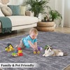 RUGSREAL - Alfombra pequeña y contemporánea, moderna y sólida, lavable